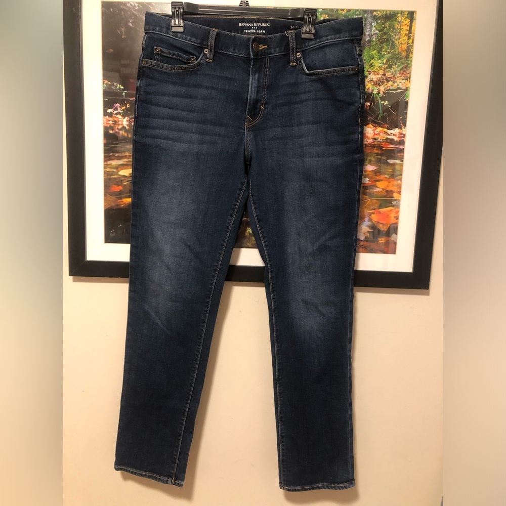 Banana Republic Blue Straight Leg Jeans